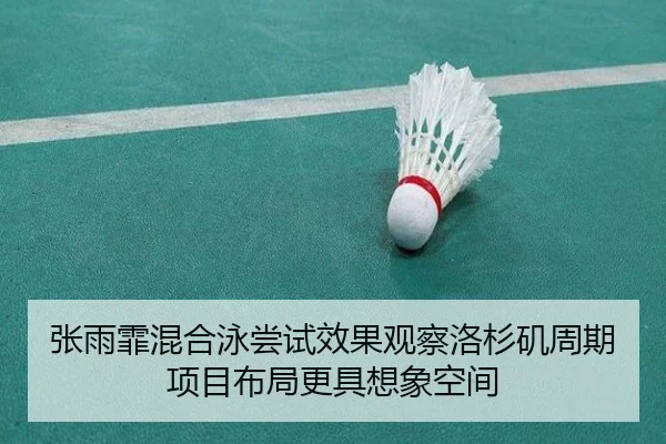 张雨霏混合泳尝试效果观察洛杉矶周期项目布局更具想象空间（WPK）